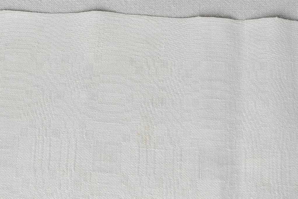 Set of 6 vintage Damask linen serviettes with BL monogram 26¾" x 33½"