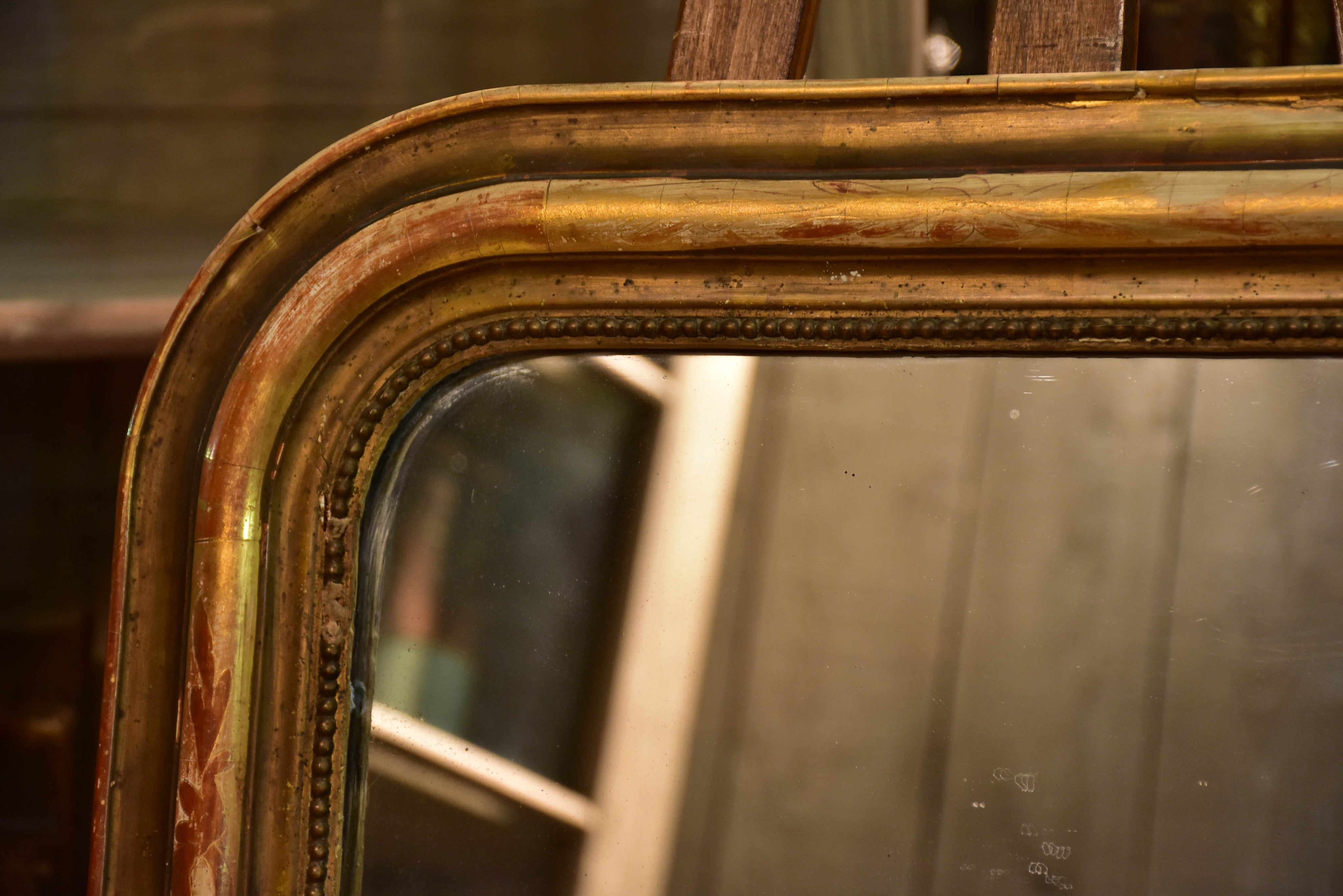 Rustic Louis Philippe mirror - medium