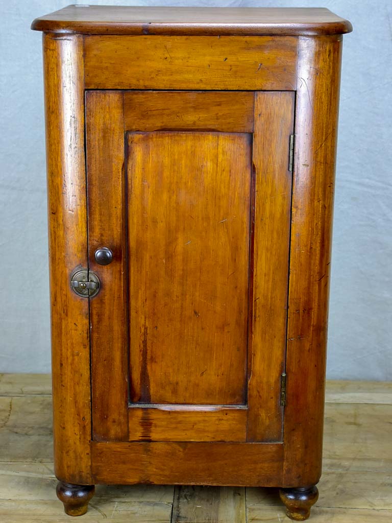 19th Century Eastern European night stand in walnut