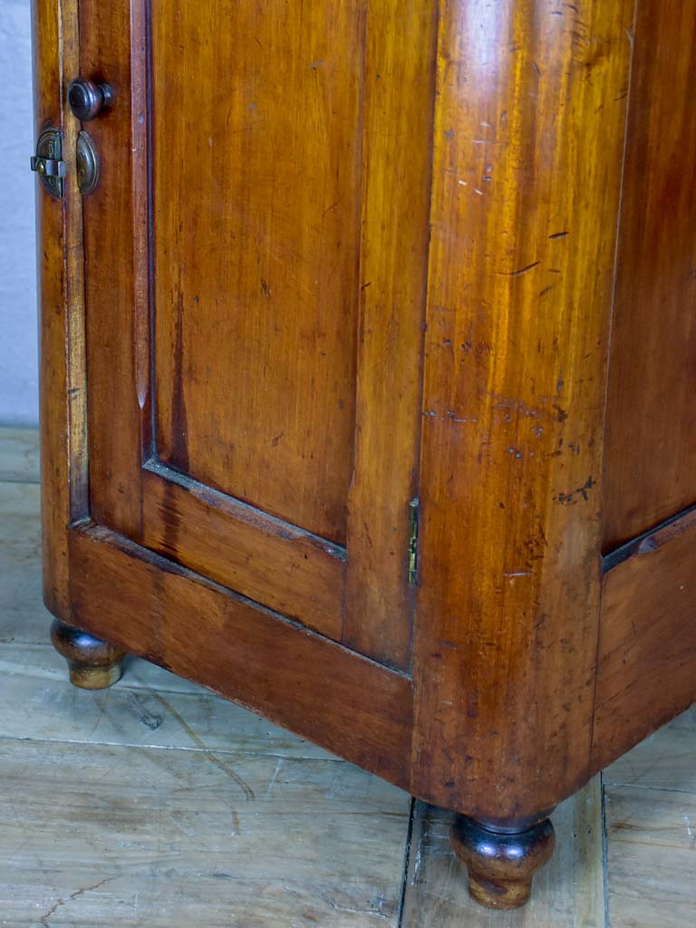 19th Century Eastern European night stand in walnut