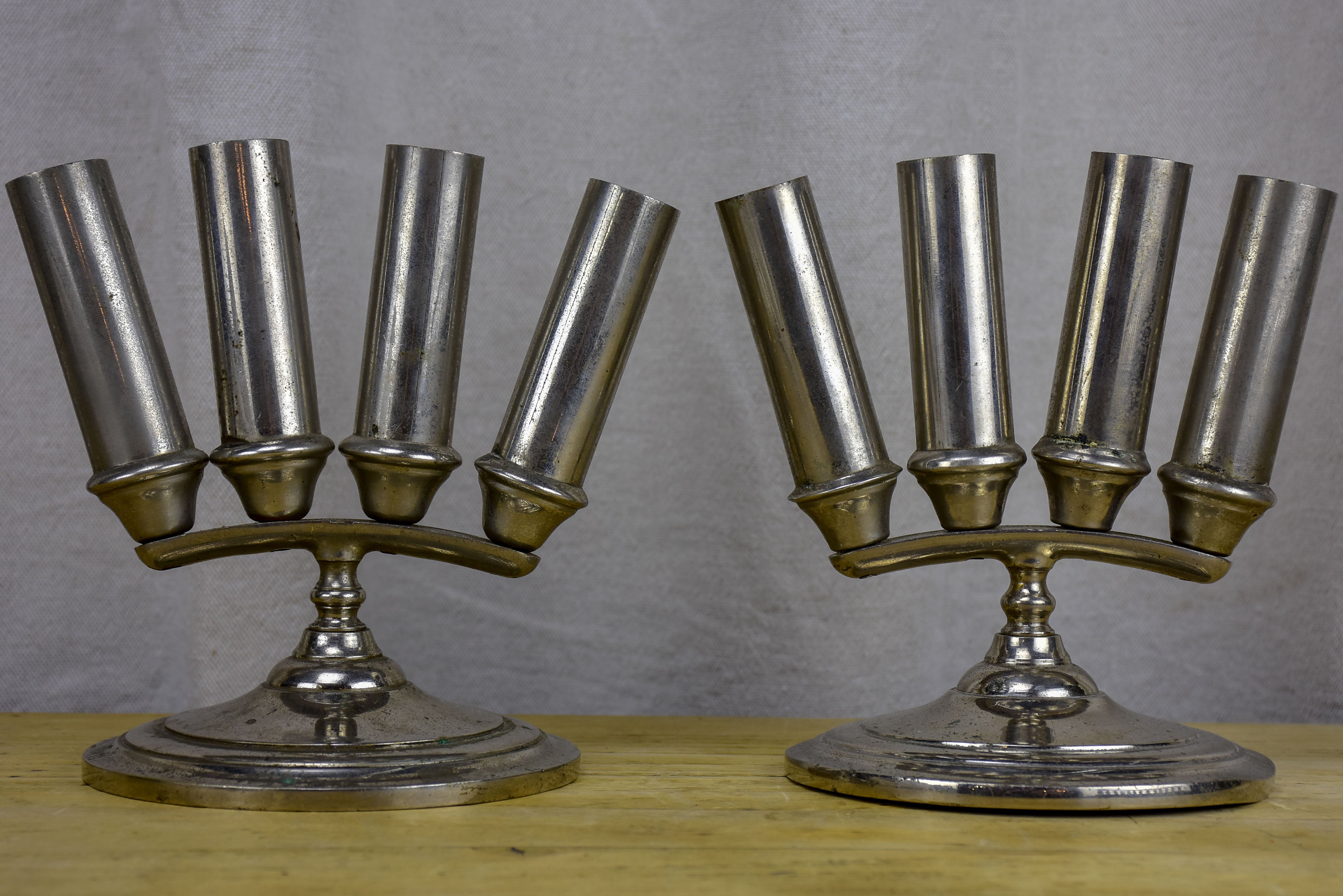 Pair of antique French walking stick stands