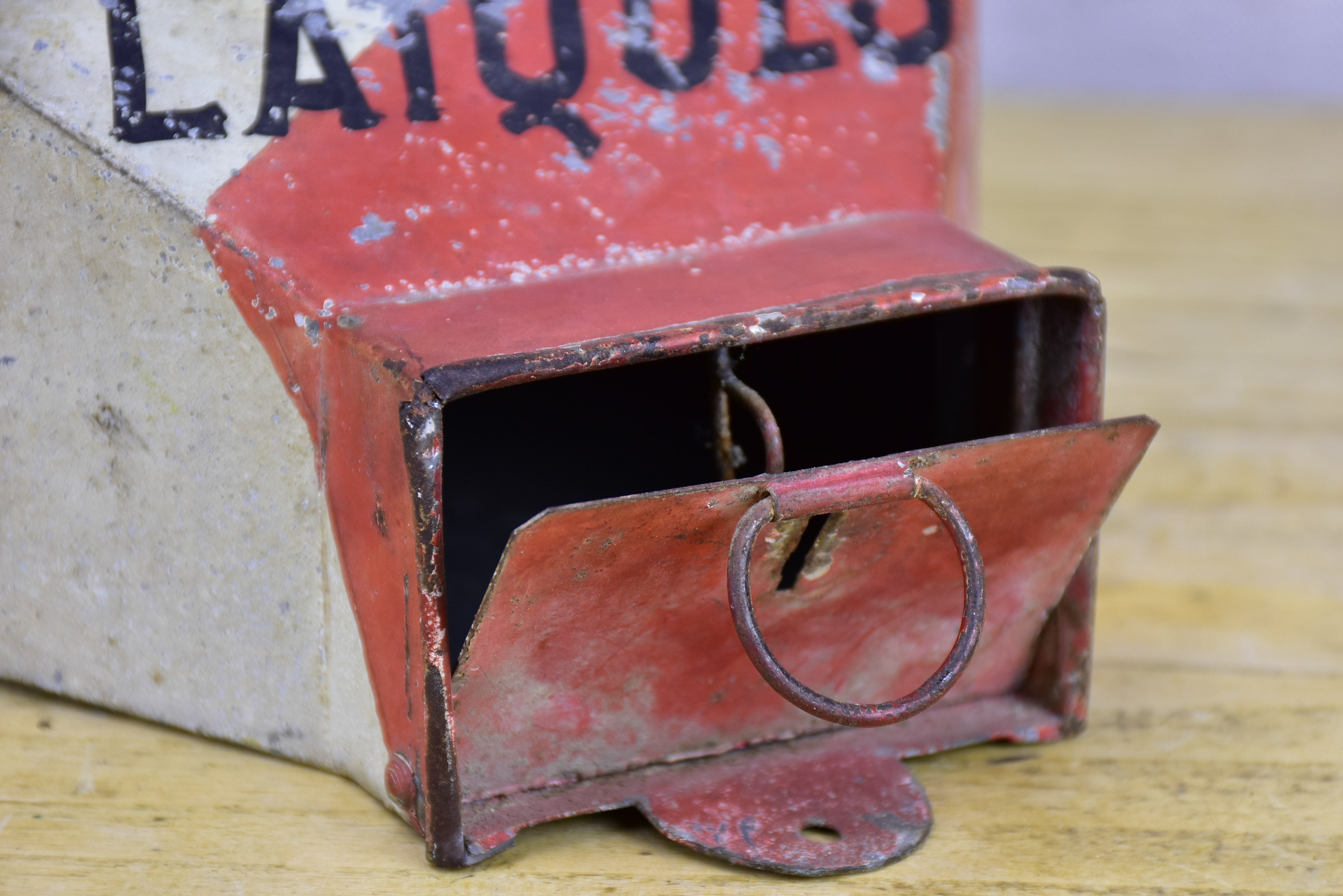 Antique French piggy bank for a school