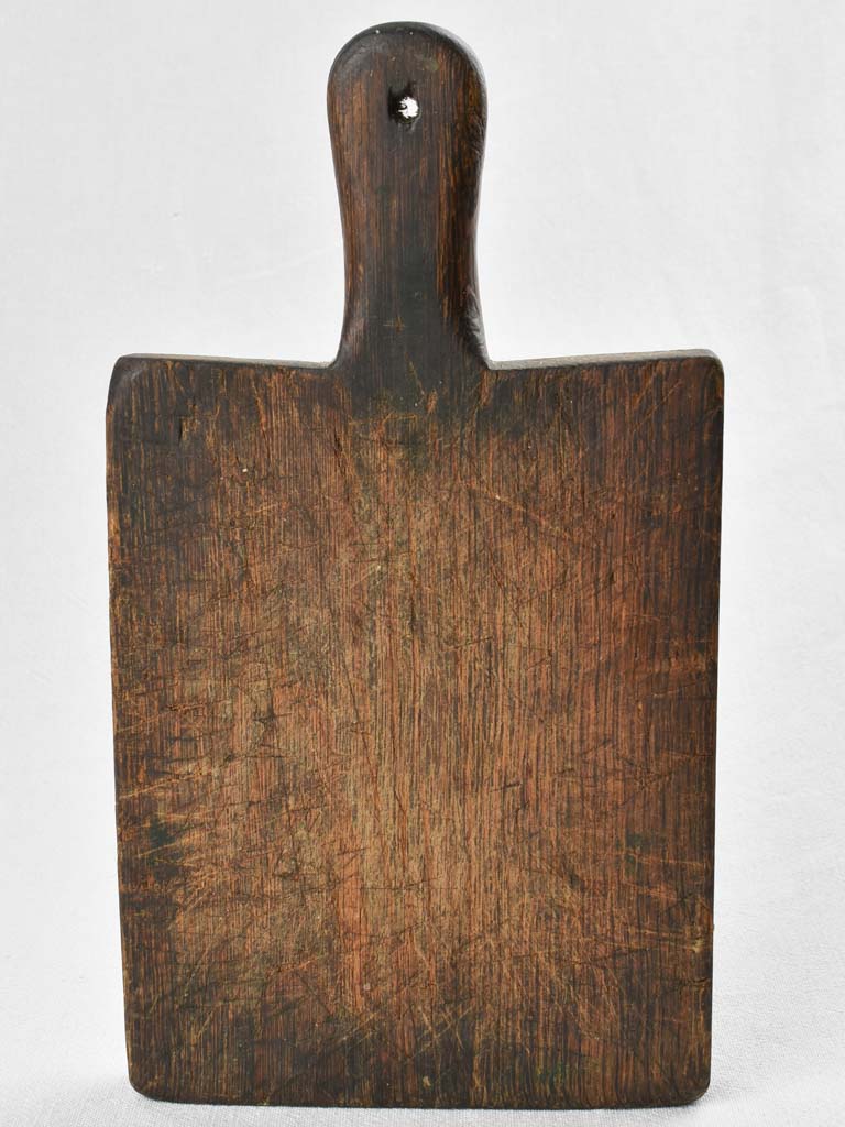 Small rustic French cutting board 13¾"