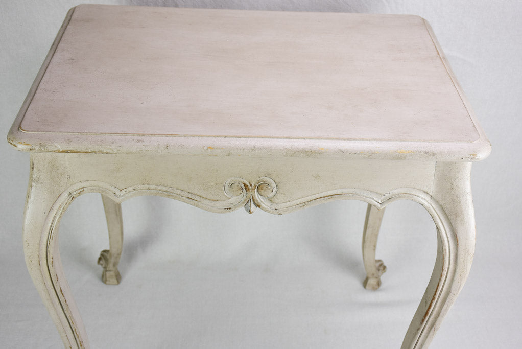 Louis XV style side table with beige patina 1960's 17¼" x 23¾"