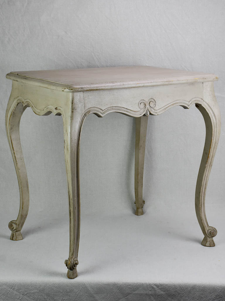 Louis XV style side table with beige patina 1960's 17¼" x 23¾"