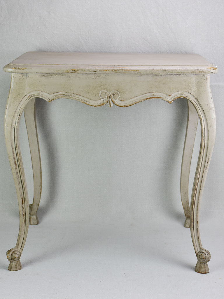 Louis XV style side table with beige patina 1960's 17¼" x 23¾"