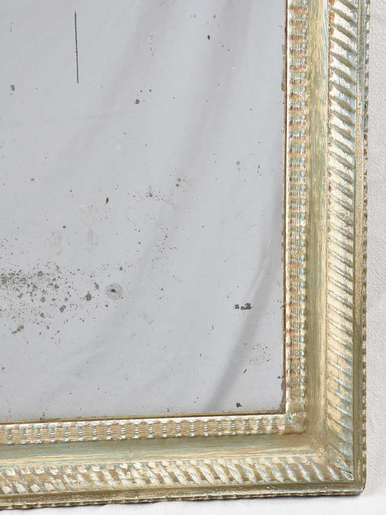 19th century mirror with green / blue patina 41" x 29¼"