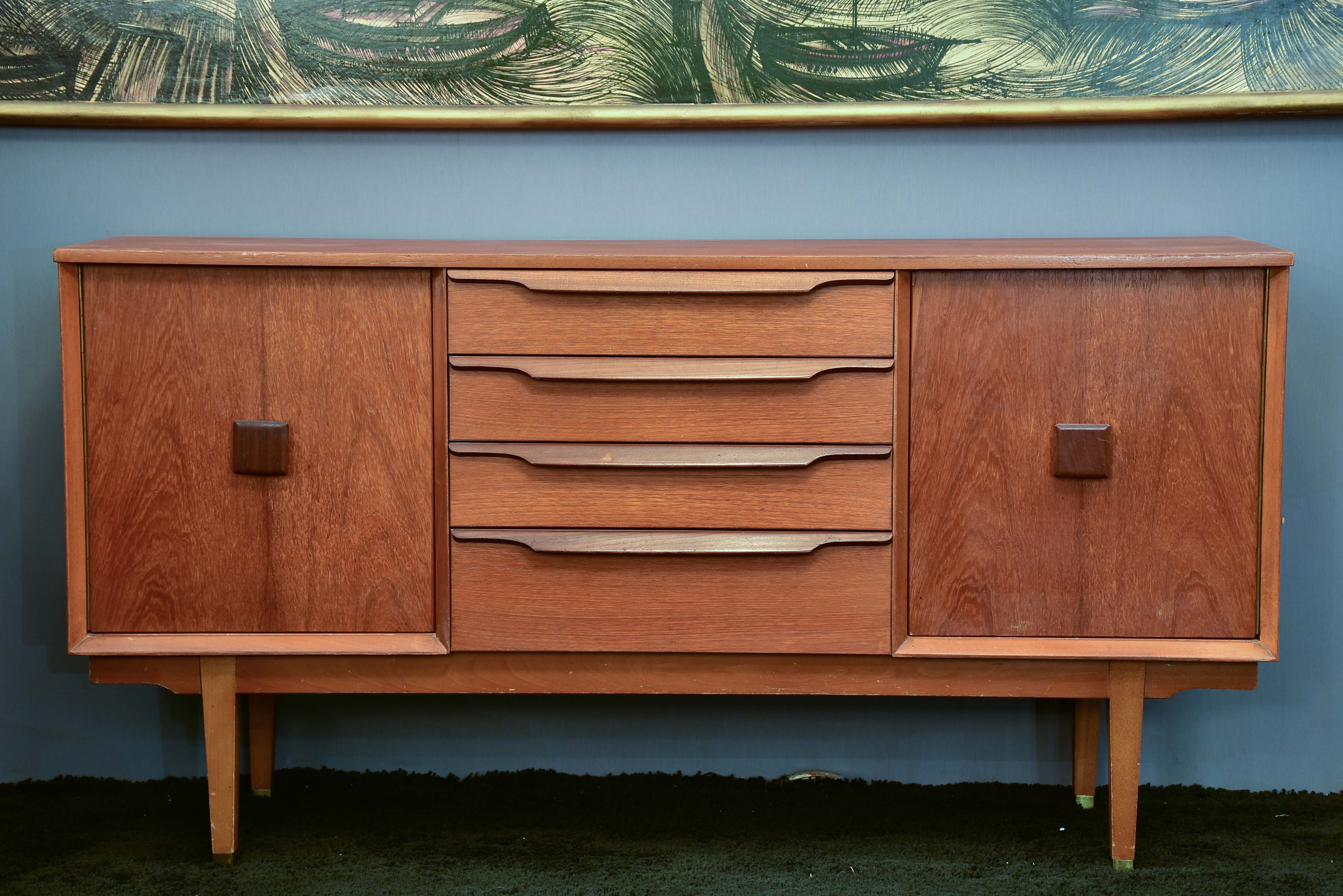 Vintage Scandinavian teak buffet