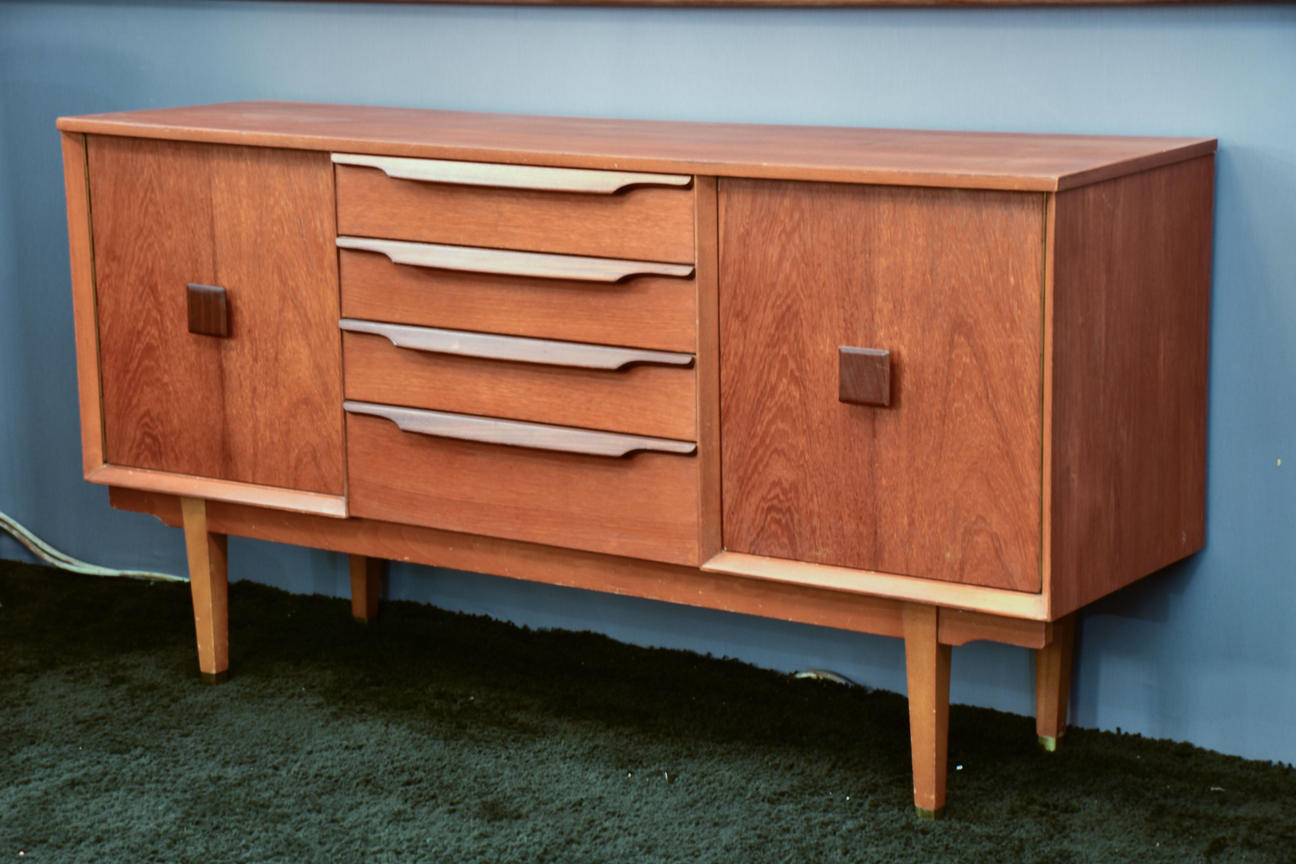 Vintage Scandinavian teak buffet