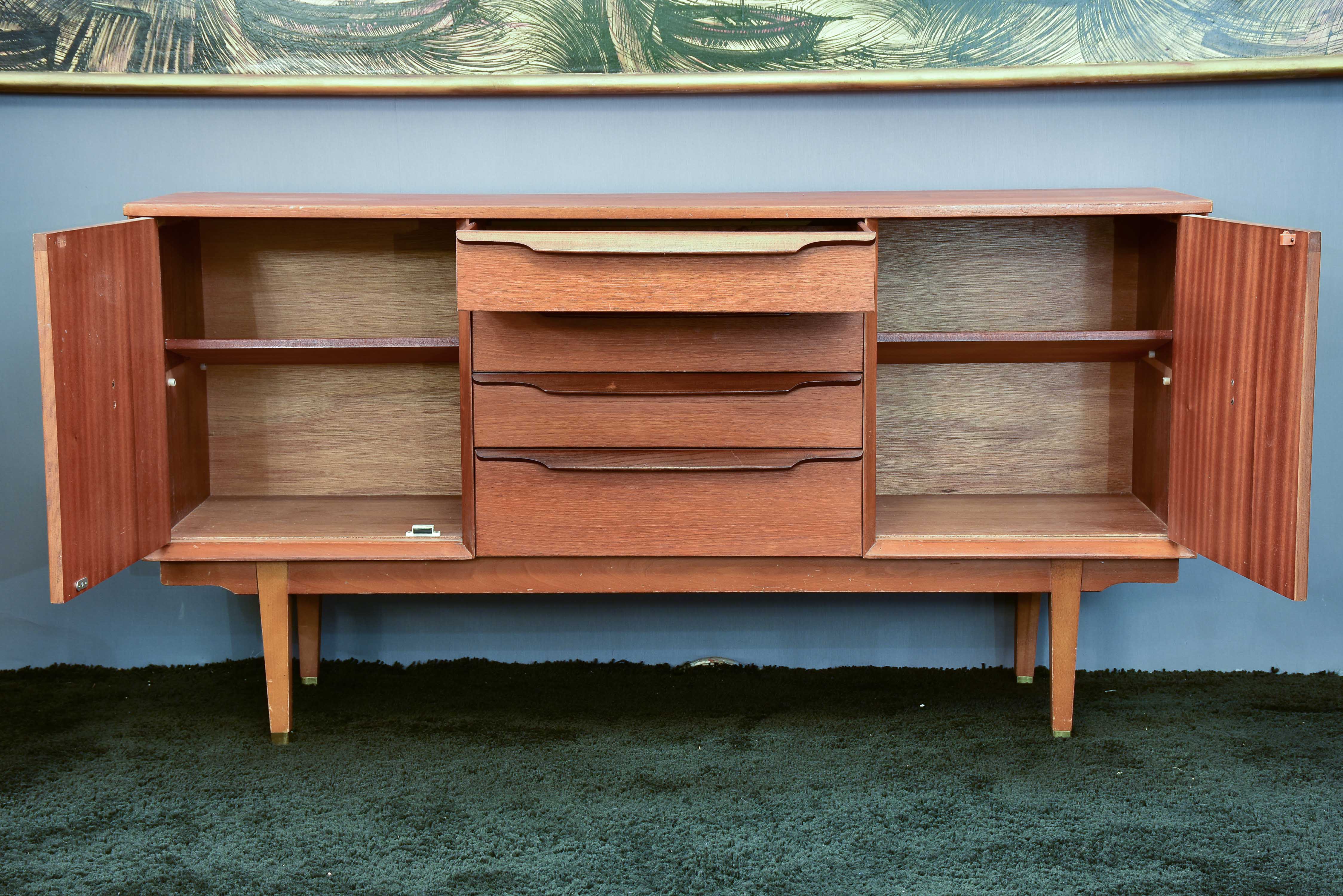 Vintage Scandinavian teak buffet