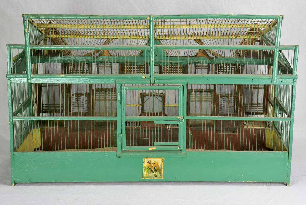 Very large antique French birdcage 38½"