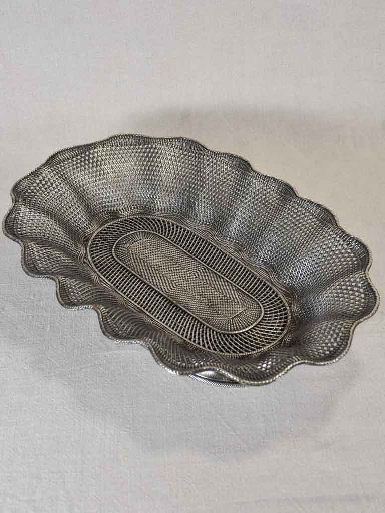 Superb Christofle bread basket 18½"