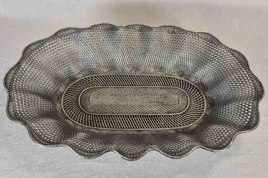 Superb Christofle bread basket 18½"