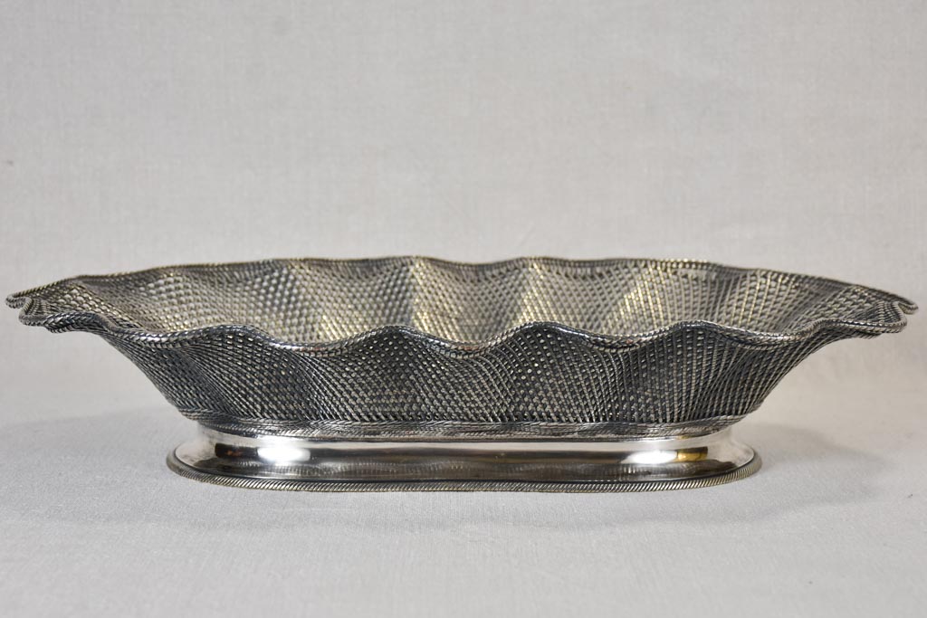 Superb Christofle bread basket 18½"