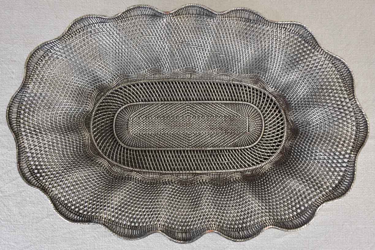 Superb Christofle bread basket 18½"