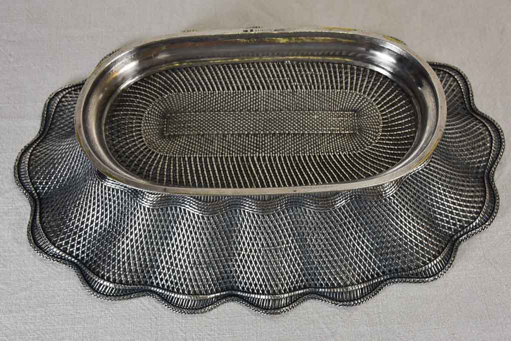 Superb Christofle bread basket 18½"