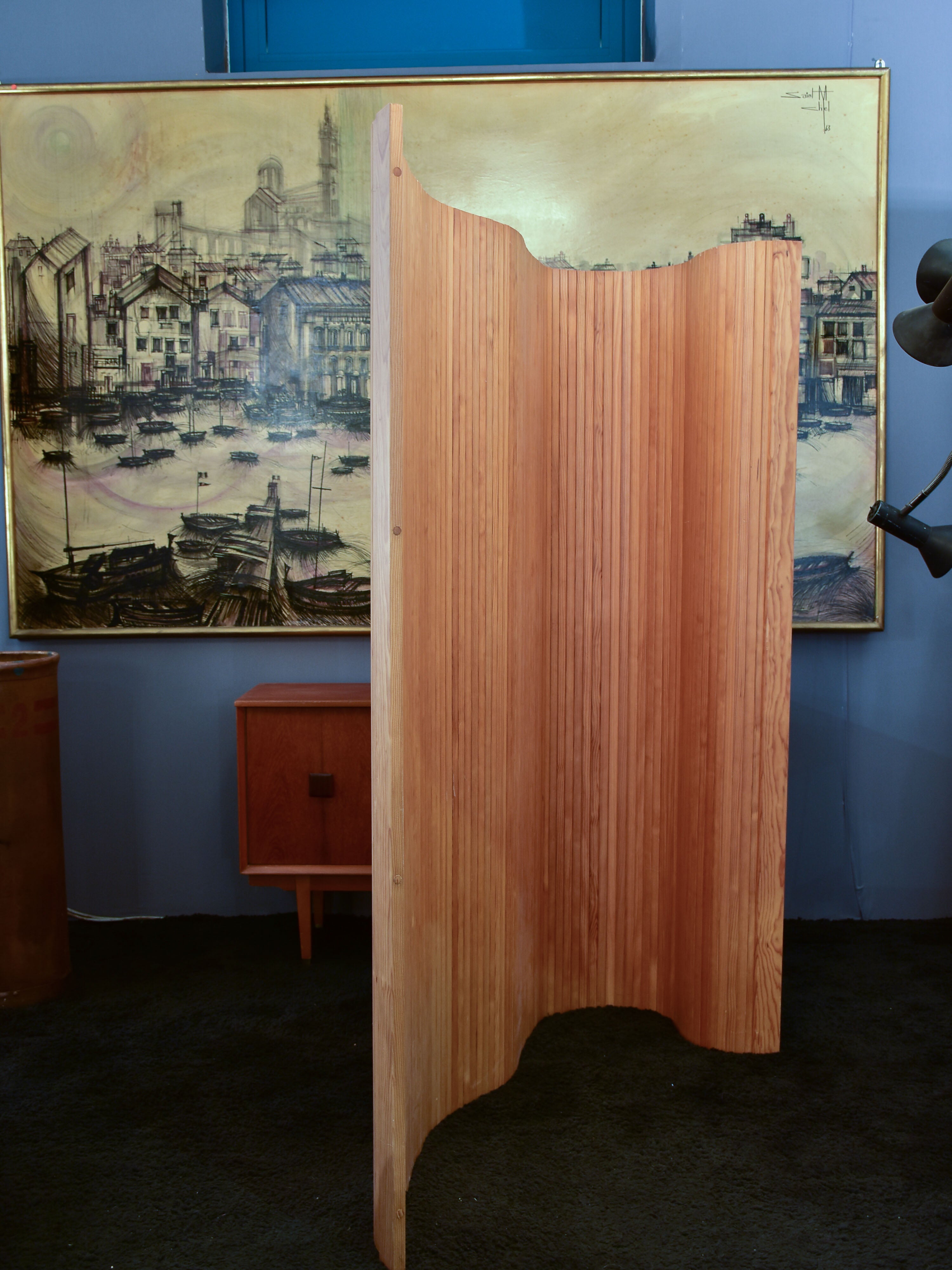 Vintage timber screen / room divider from the 1960's