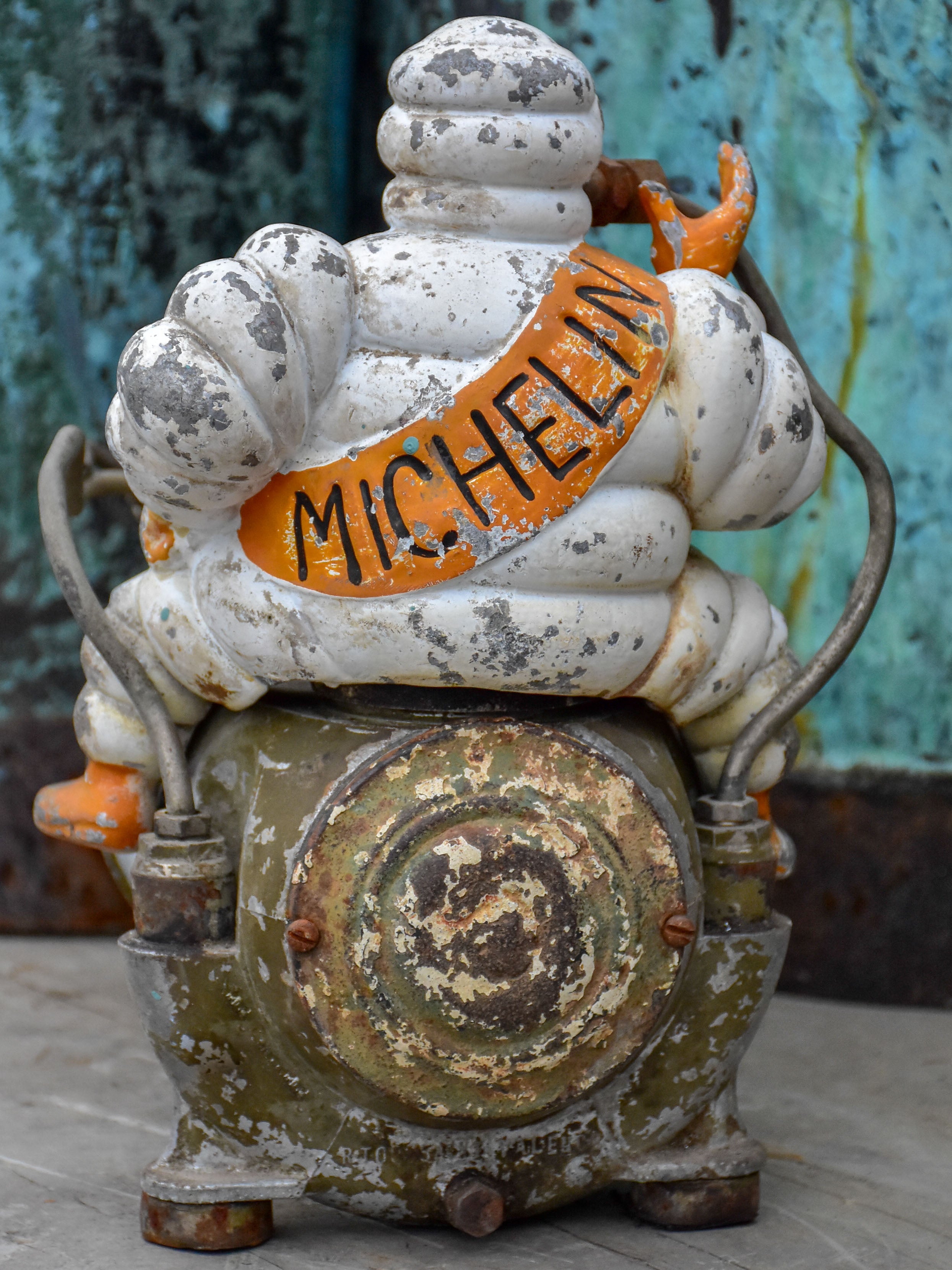 Michelin man air compressor - 1930's