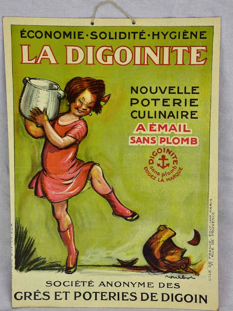 Mid century advertising poster - La DigoinIte 15" x 20¾"