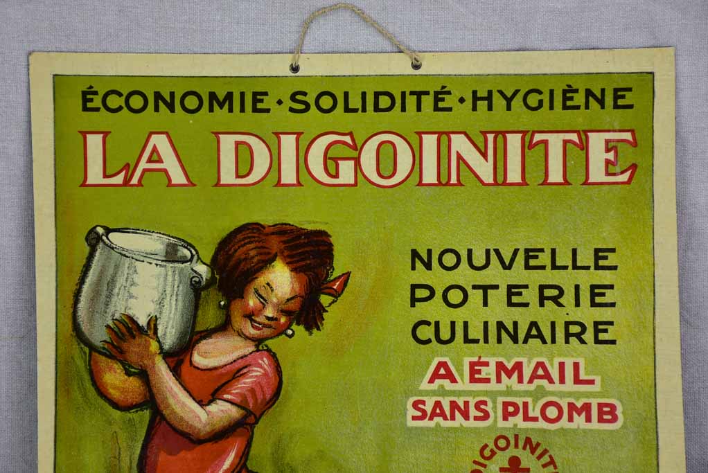 Mid century advertising poster - La DigoinIte 15" x 20¾"