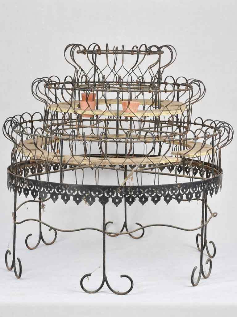 Two tier round plant stand 44½"