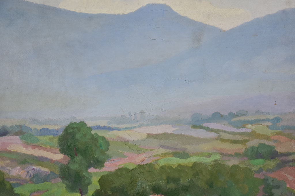 Large hilly landscape, Ledoux's 1927 artwork