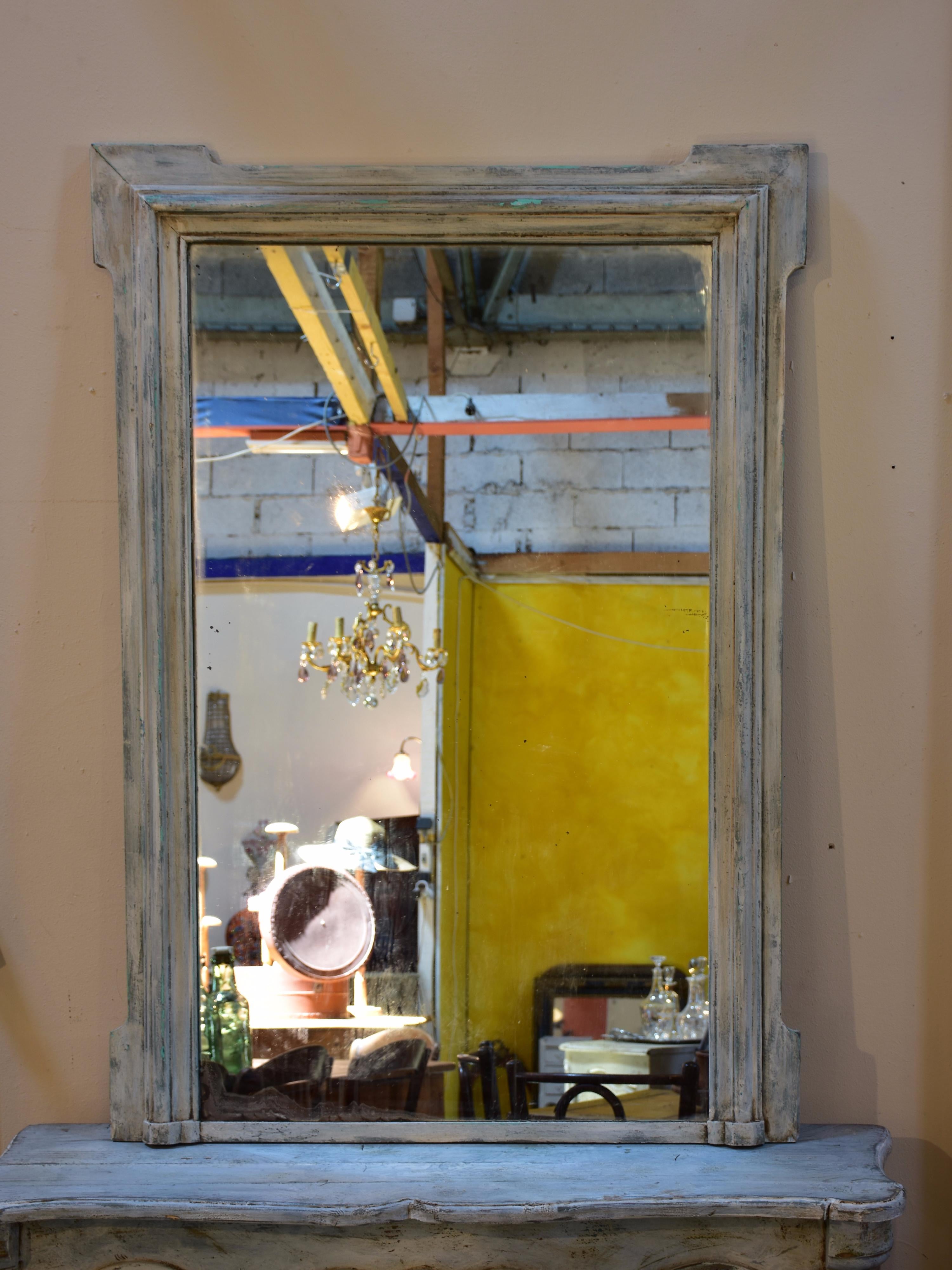 Antique French mantle mirror