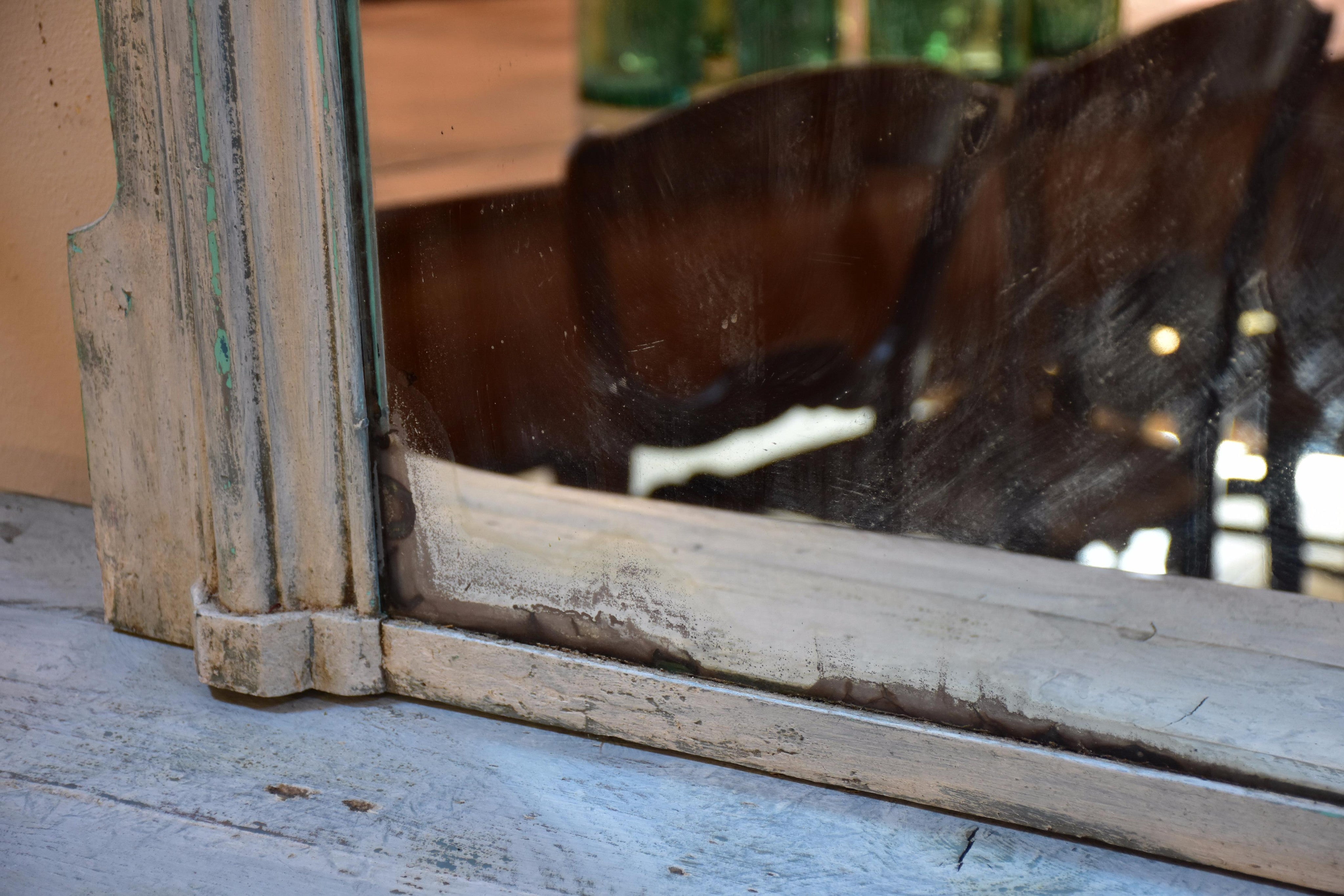 Antique French mantle mirror