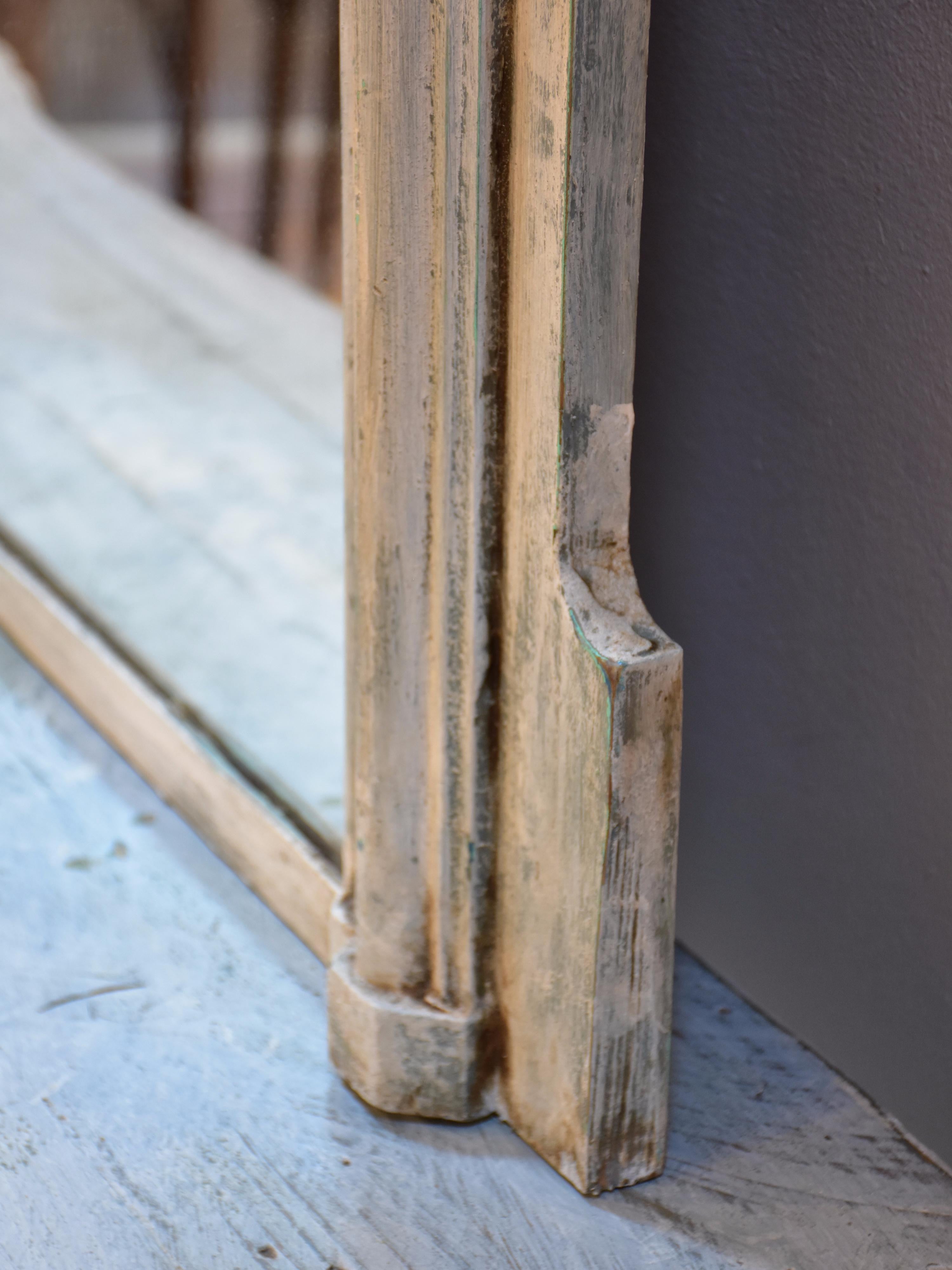 Antique French mantle mirror