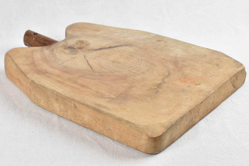 Carved antique French cutting board 12¼" x 17¾"