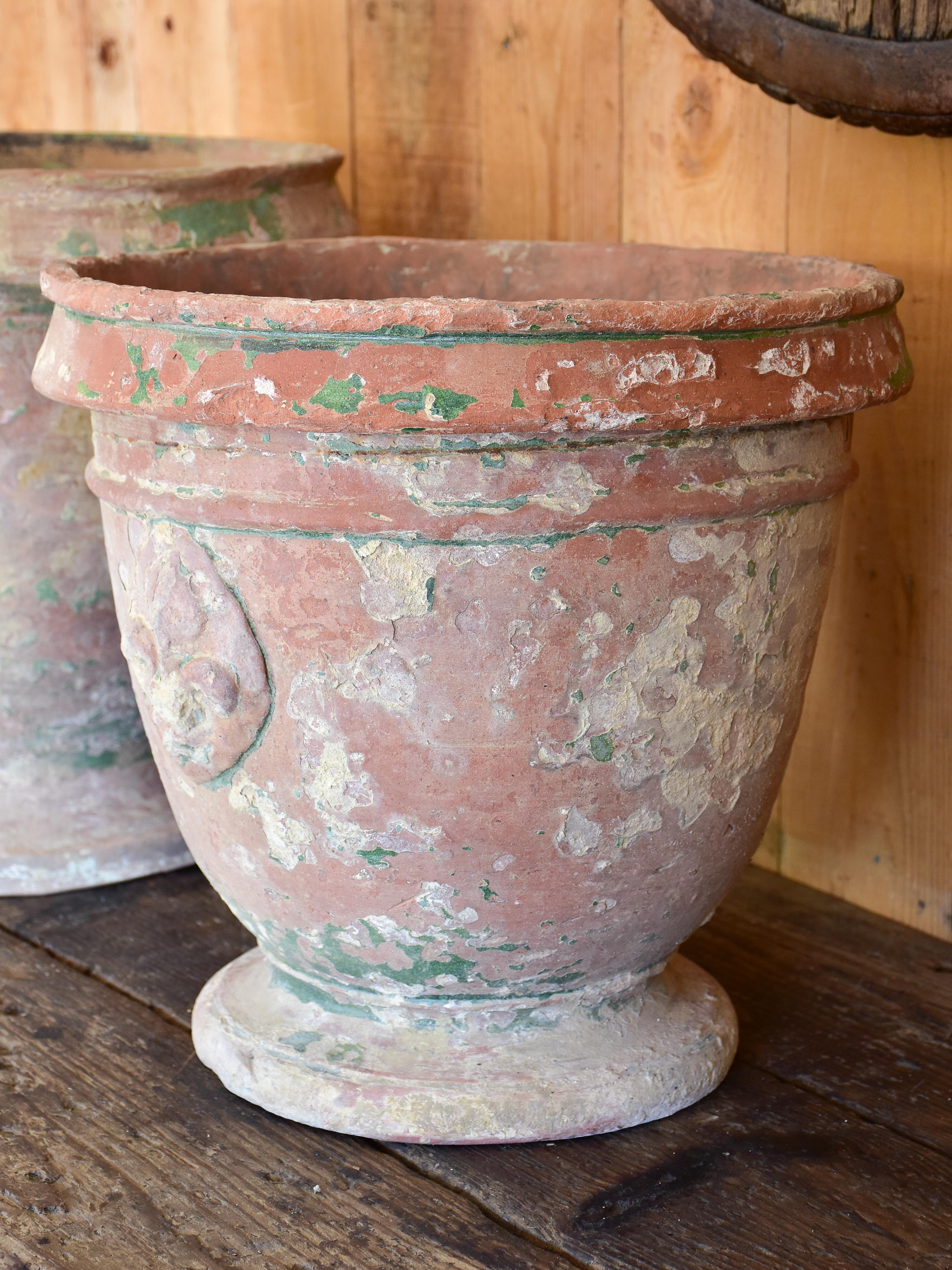 Two 18th century garden urns from St Jean de Fos