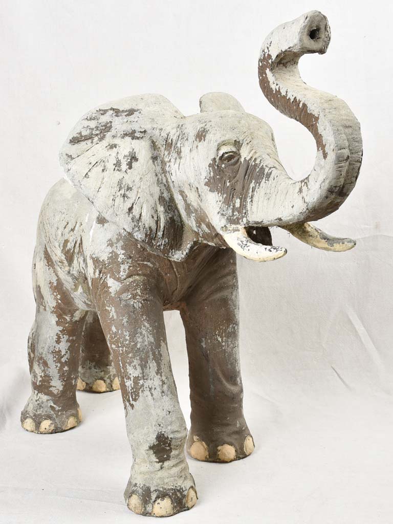 Vintage sculpture / fountain element - elephant 31½"