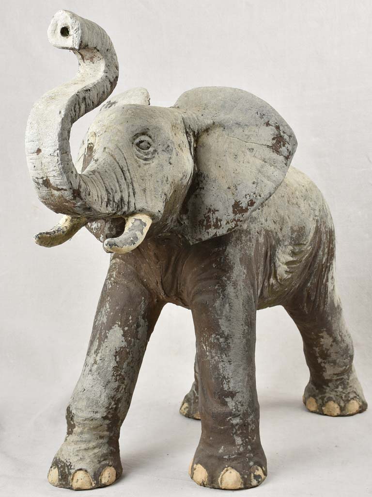 Vintage sculpture / fountain element - elephant 31½"