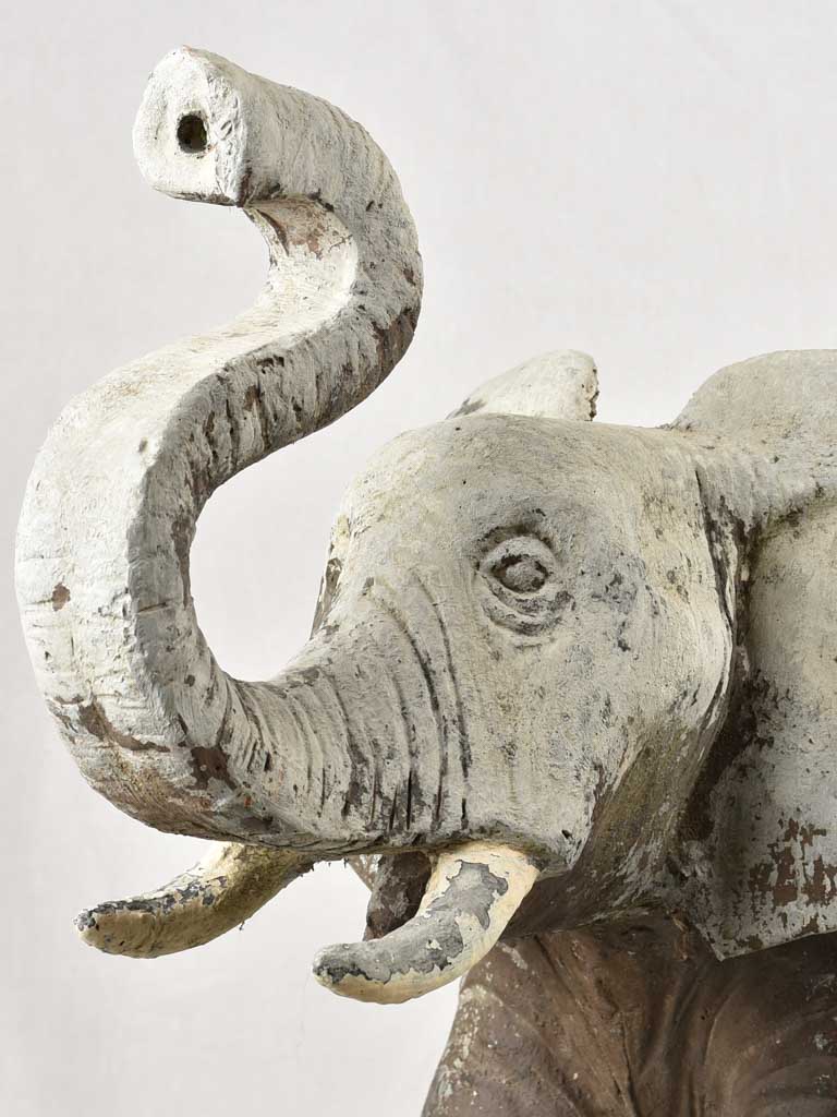 Vintage sculpture / fountain element - elephant 31½"