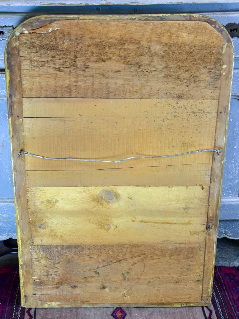 Antique French Louis Philippe mirror with gilded frame 25¼" x 37"