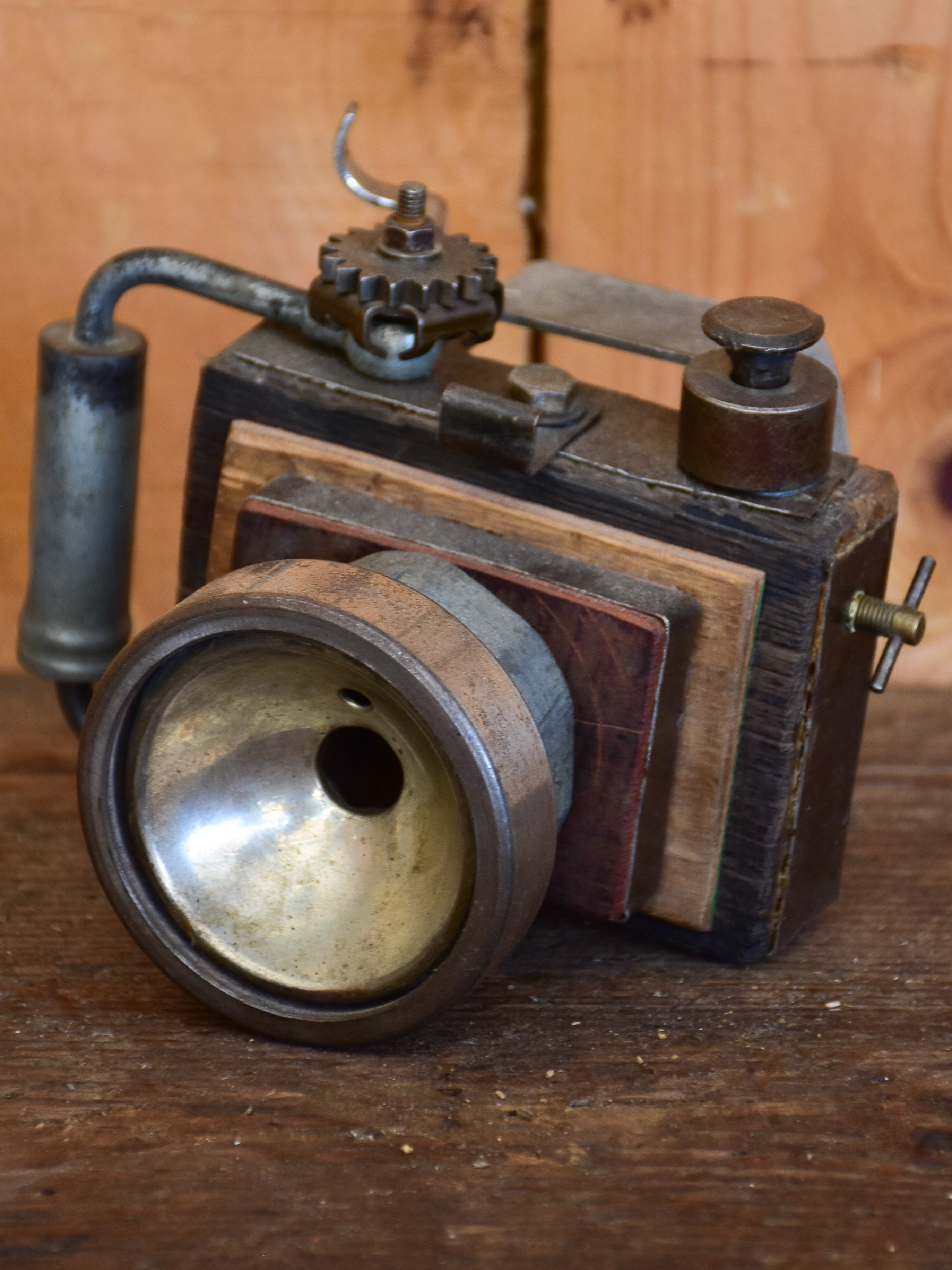 Sculpture of a camera by Bertrand Momb