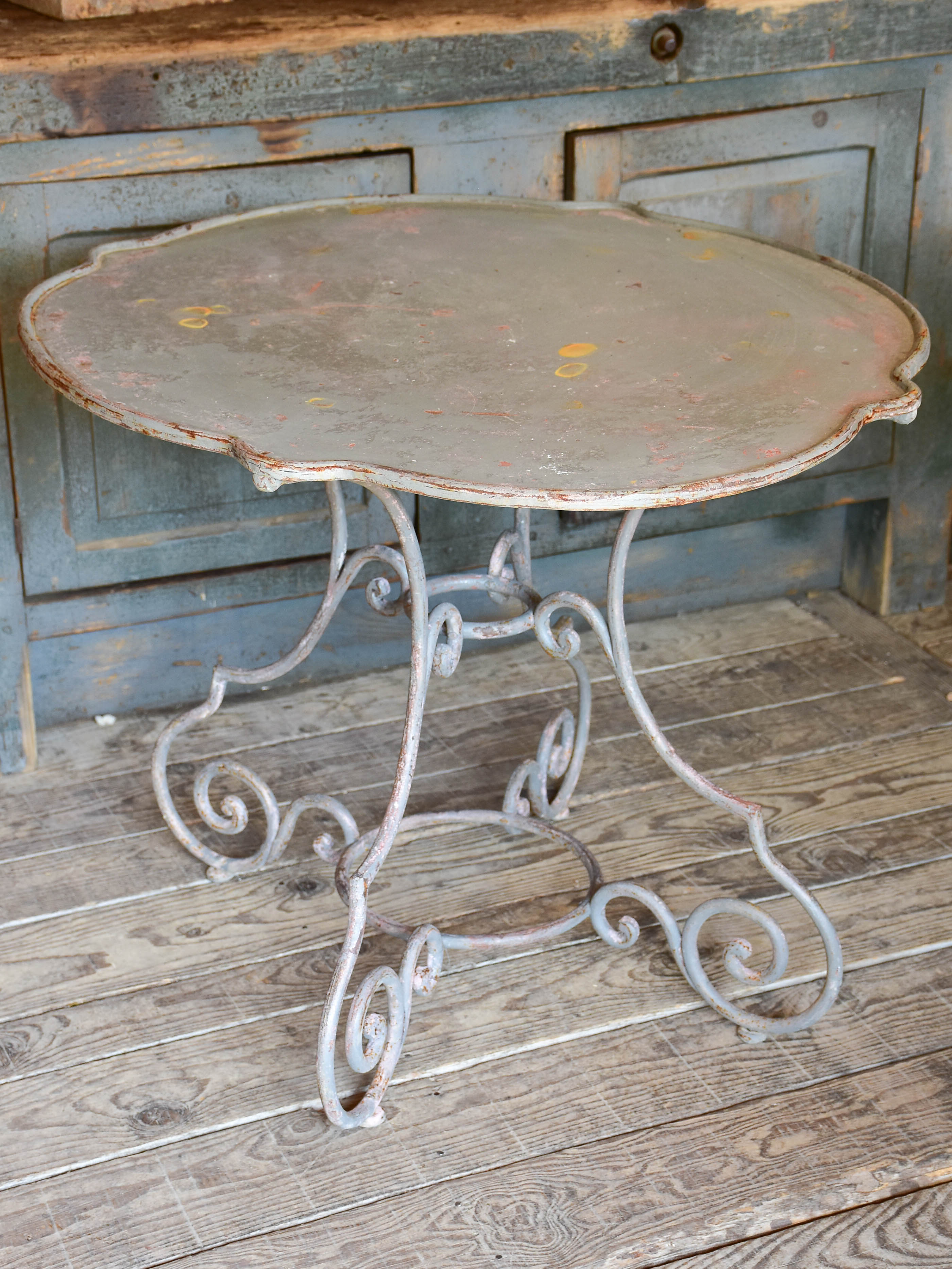 19th century French 'violin' garden table