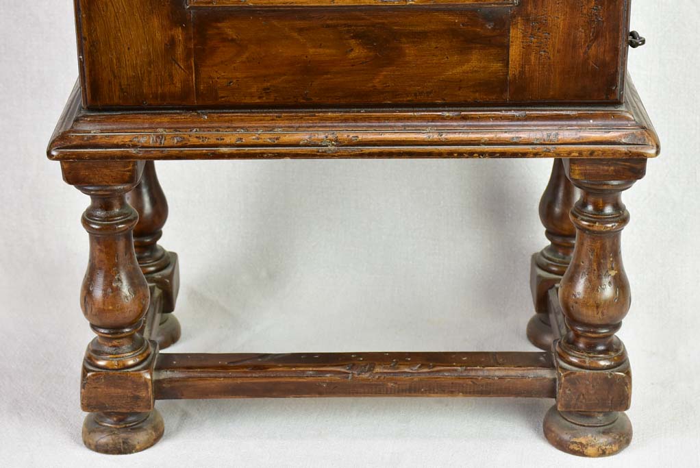 Small antique French night stand with shelves