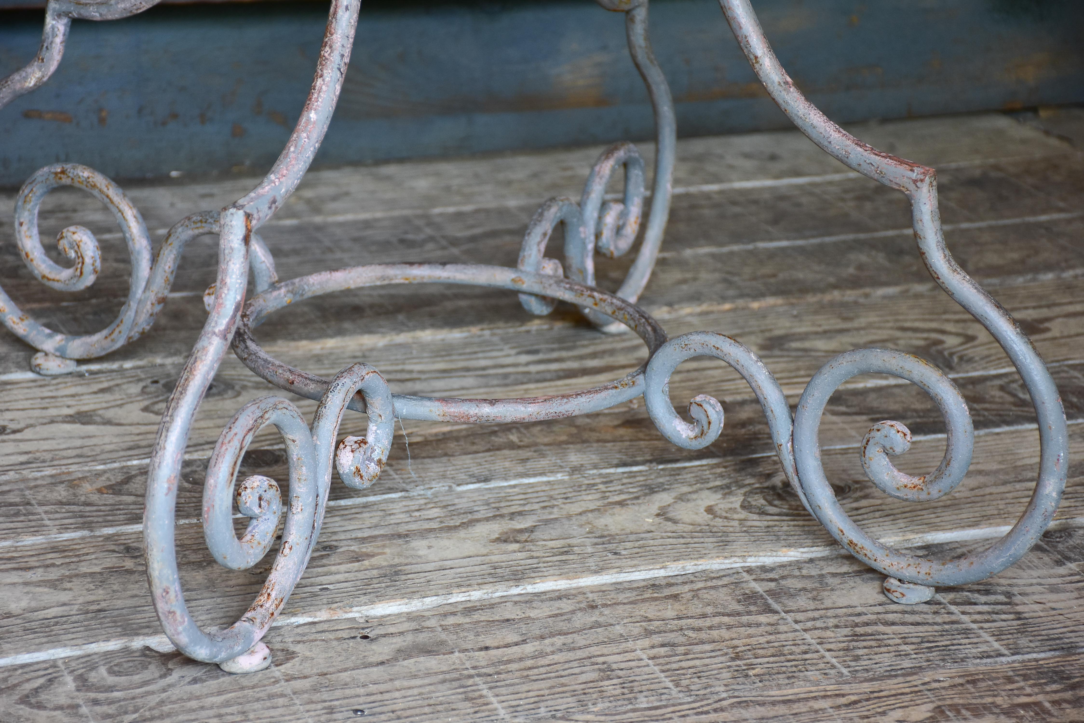 19th century French 'violin' garden table