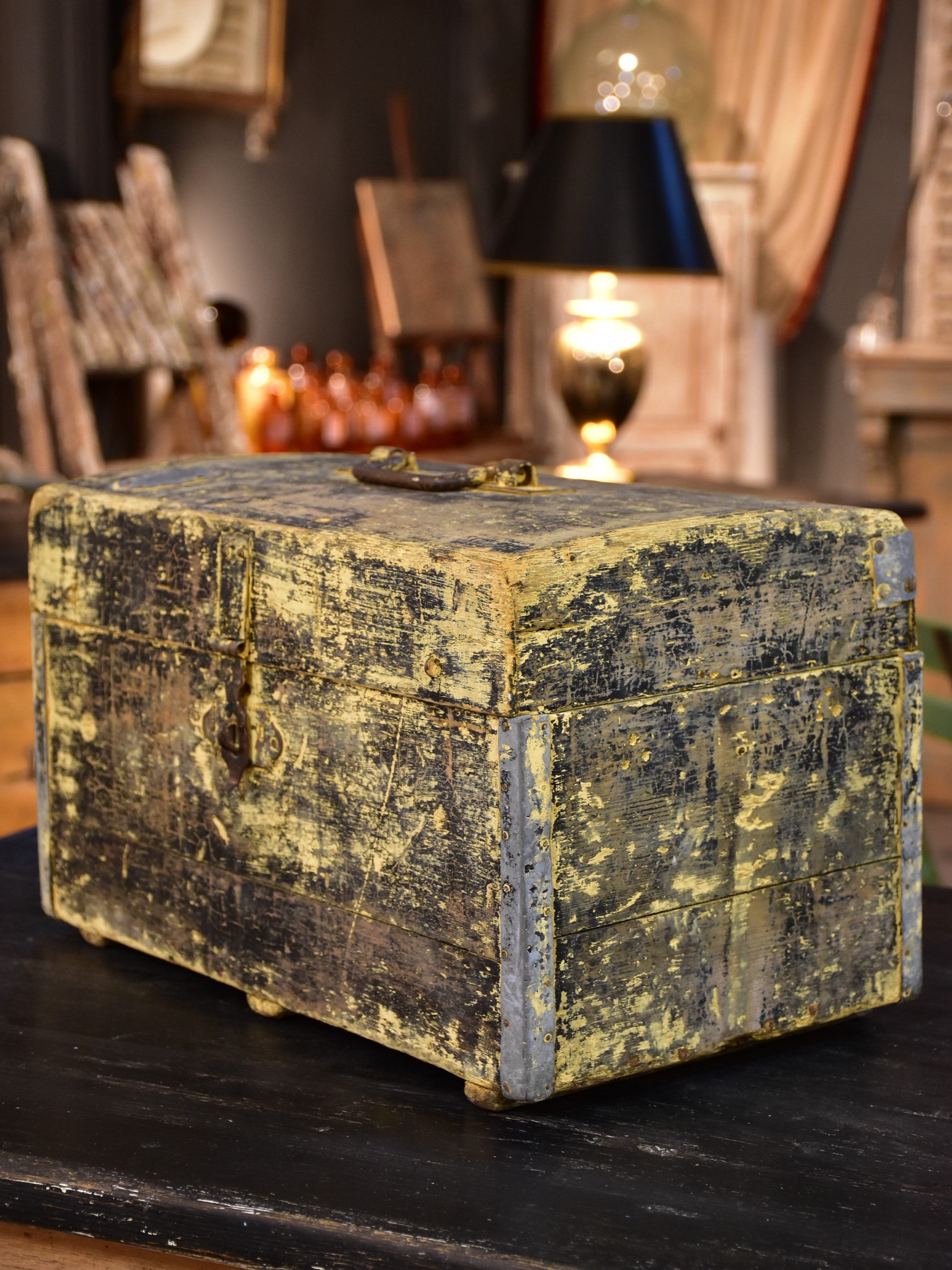 Small 19th century French filing chest