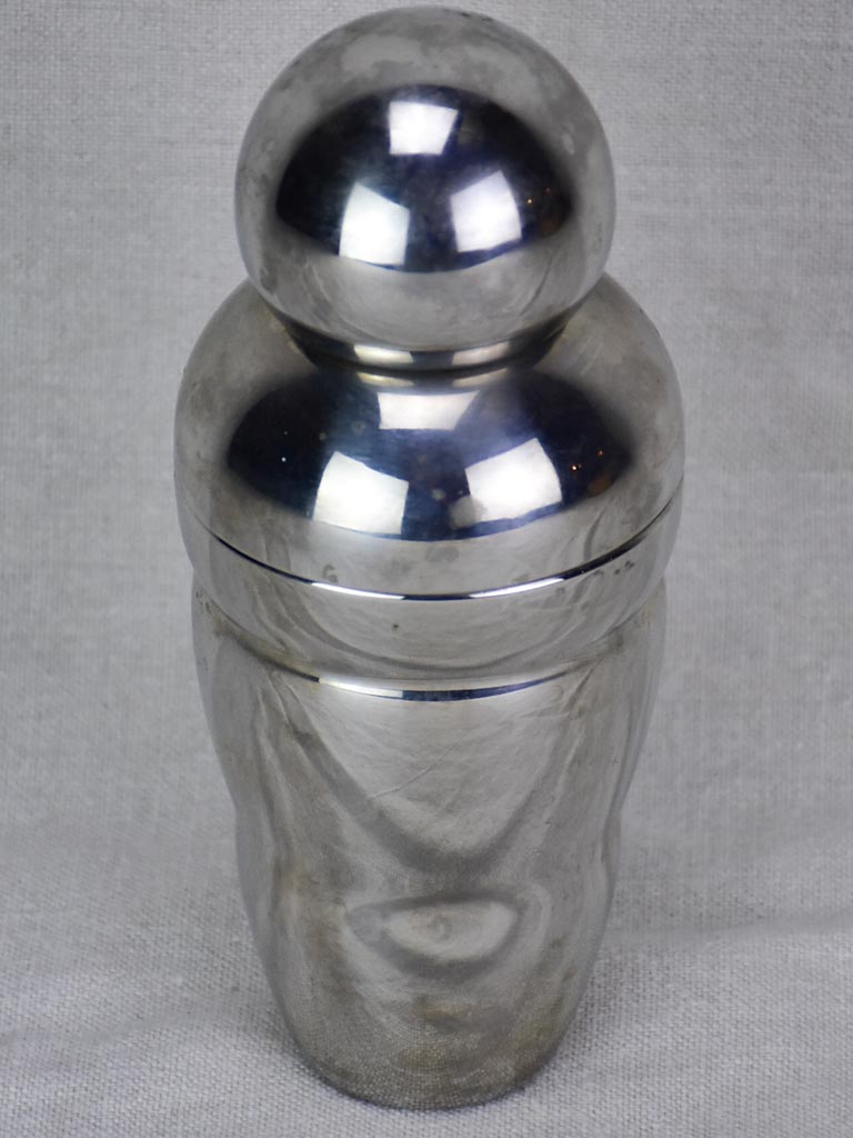 Antique round cocktail shaker