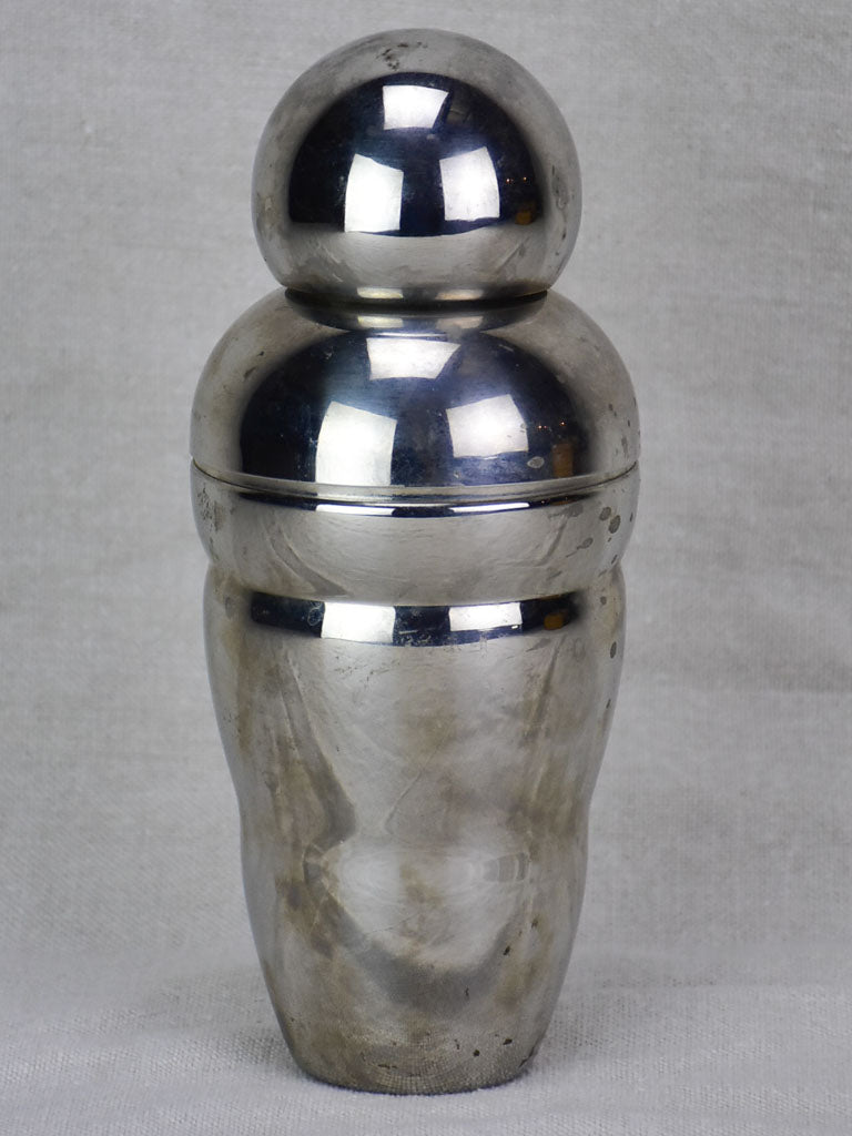 Antique round cocktail shaker