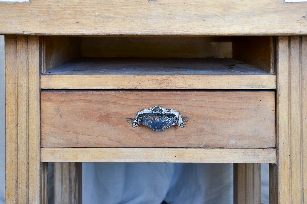 Mid-Century Small Butcher’s Block Table