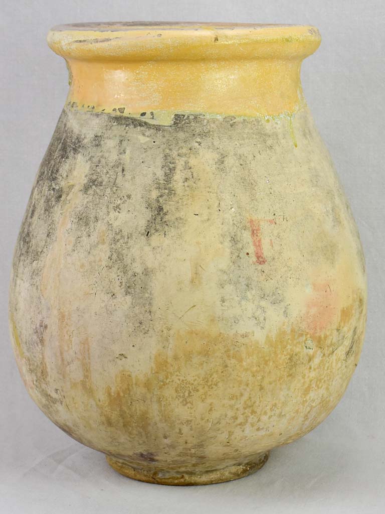 19th Century French Biot jar with 'F' stamp 22"