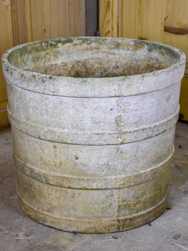 Four very large round Willy Guhl garden planters 20¾"