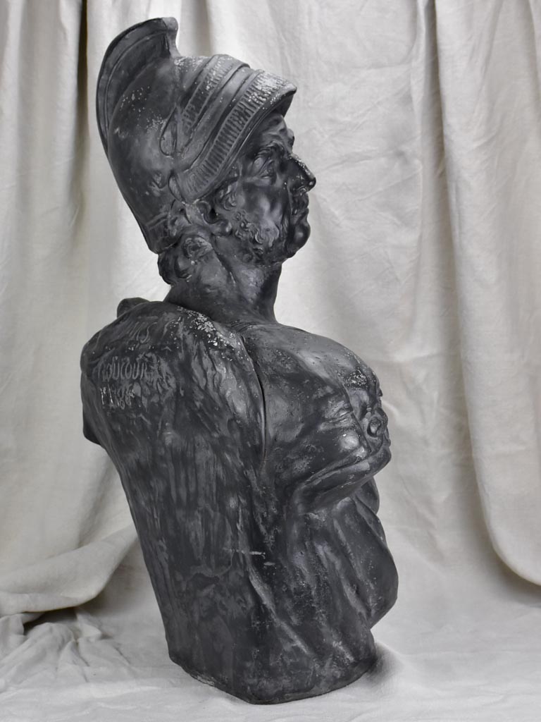 Large antique sculpture of Mars 33"