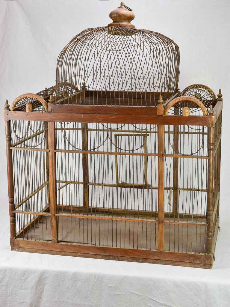 Very large antique French birdcage 39½"