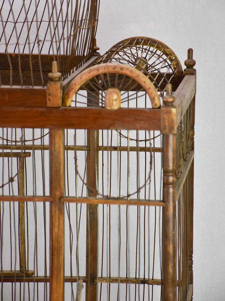 Very large antique French birdcage 39½"