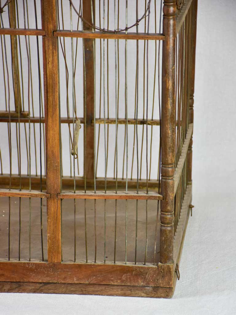 Very large antique French birdcage 39½"