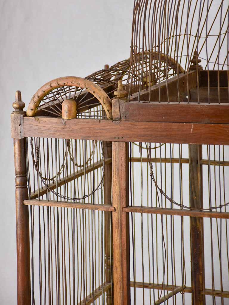 Very large antique French birdcage 39½"